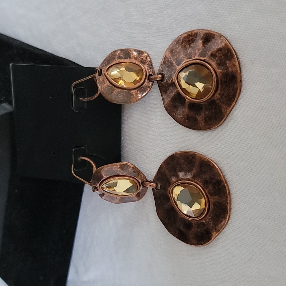 Heidi Klum drop earrings